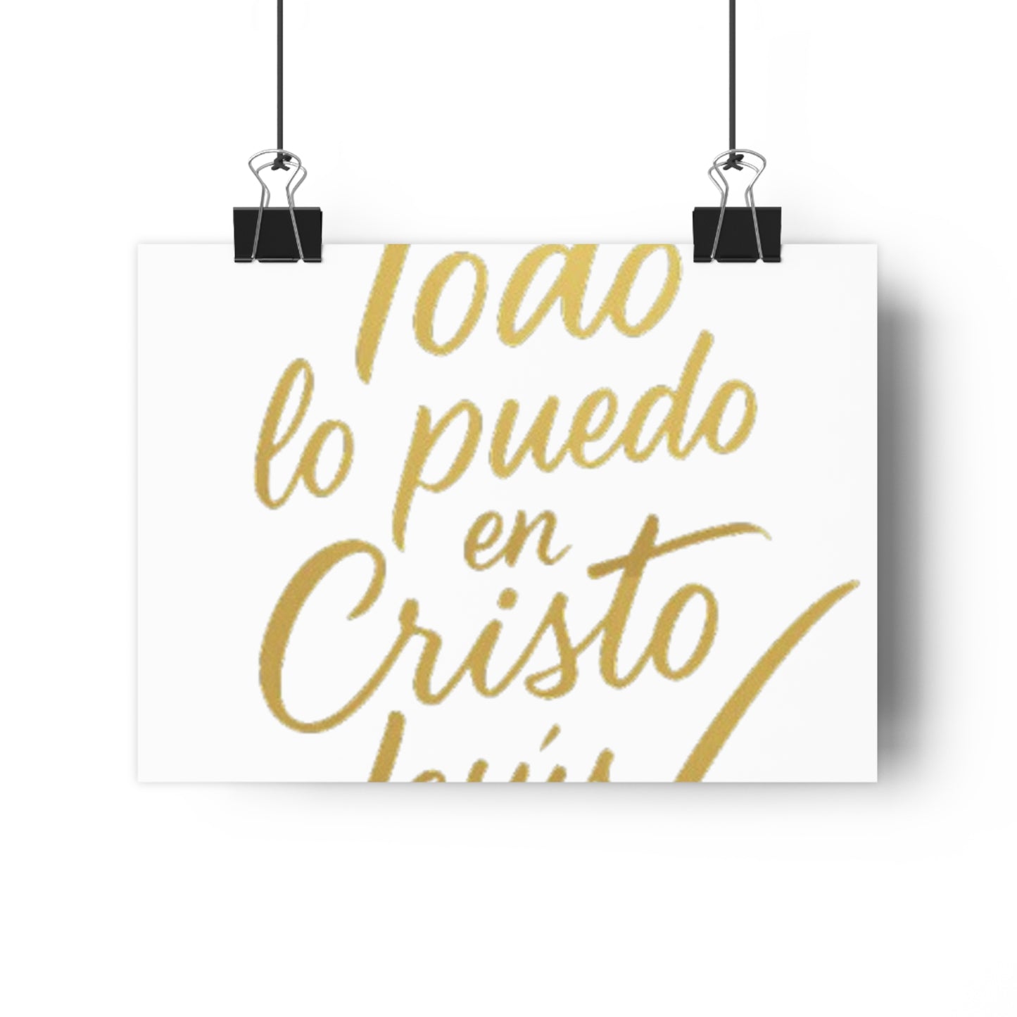 todo lo puedo en cristo jesús - cuadro decorativo con mensage de fe,