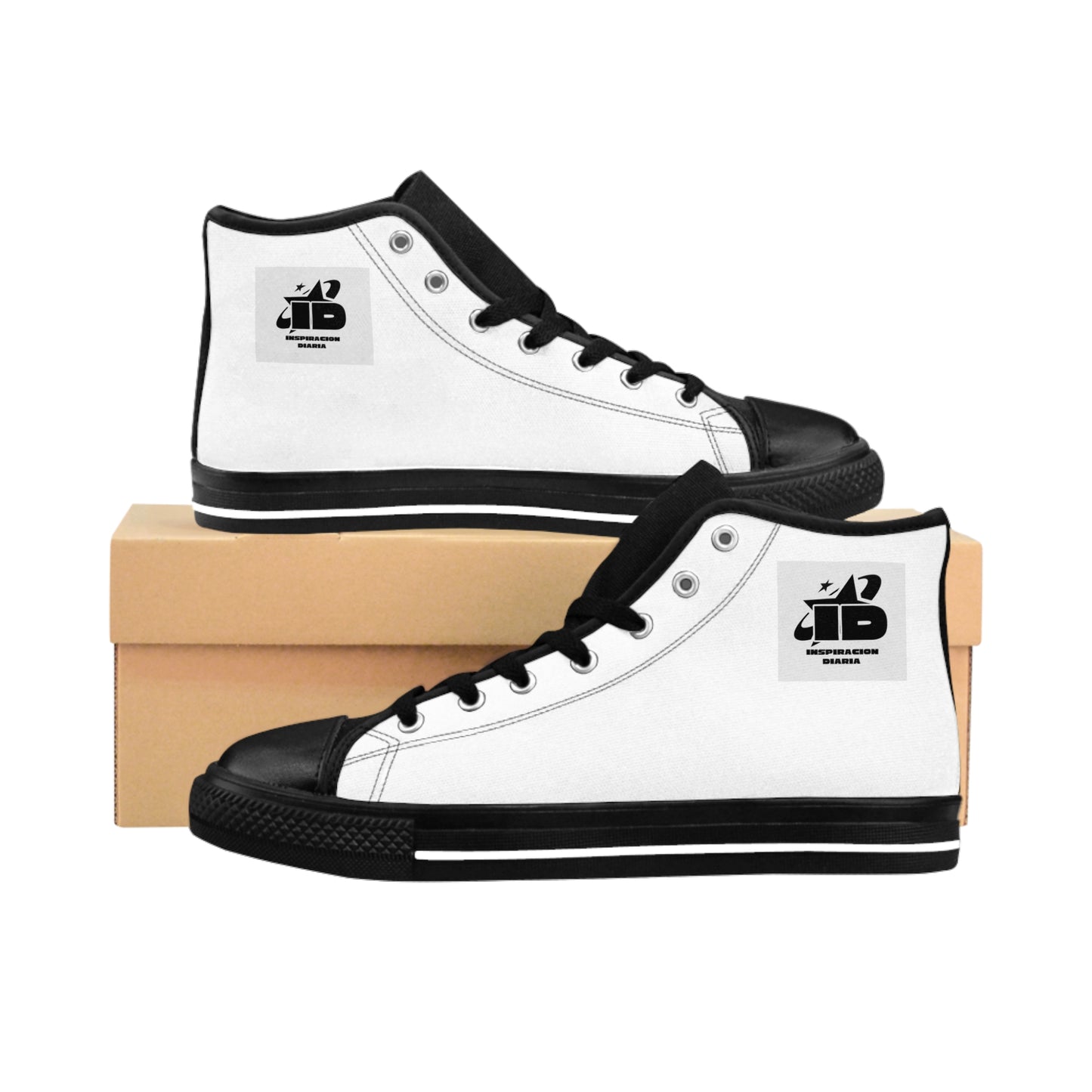 Men’s high top canvas shoes