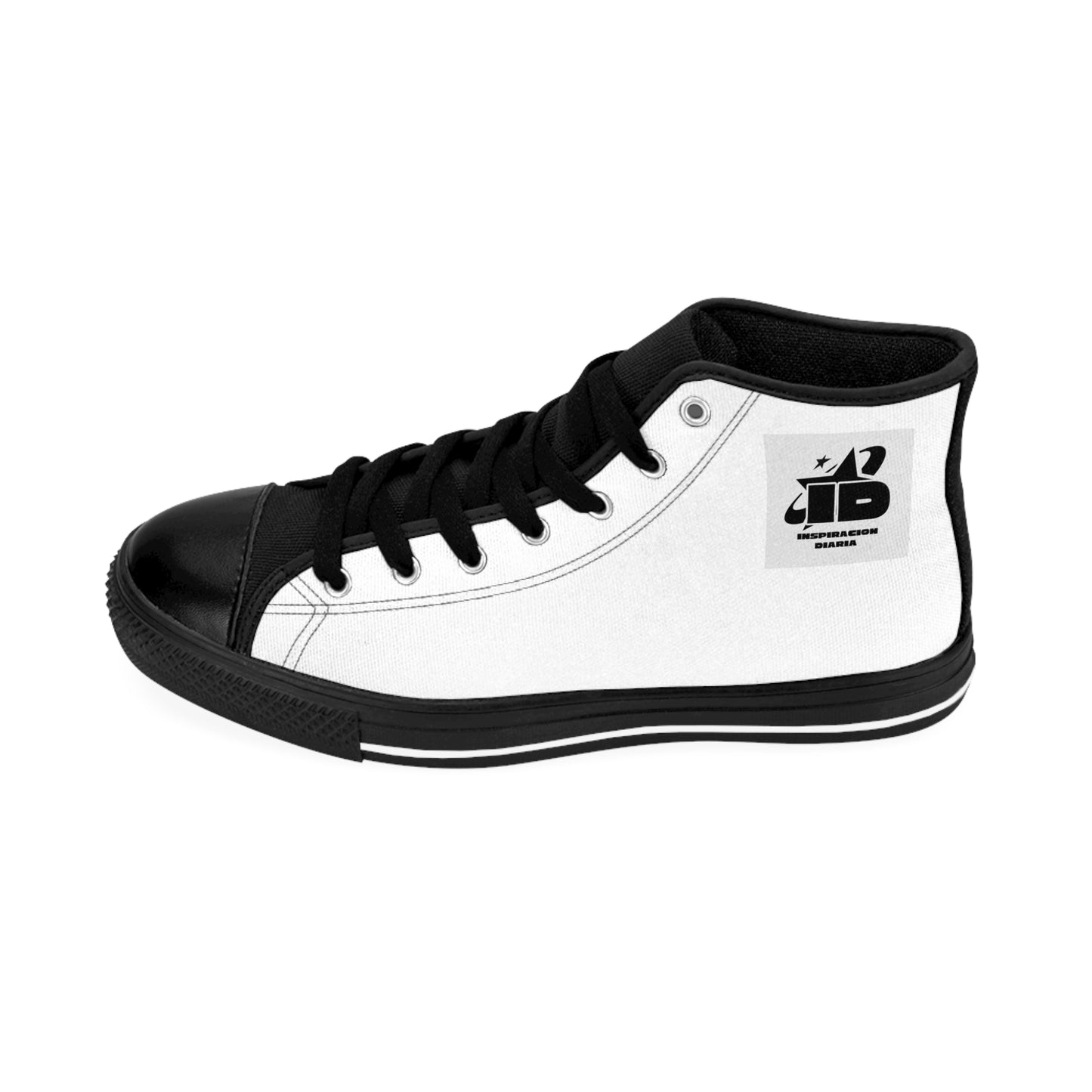 Men’s high top canvas shoes