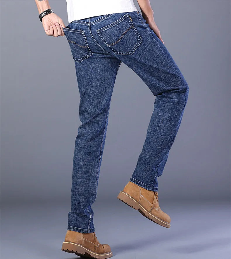 Jeans slim stretch para hombre - moda casual y confort