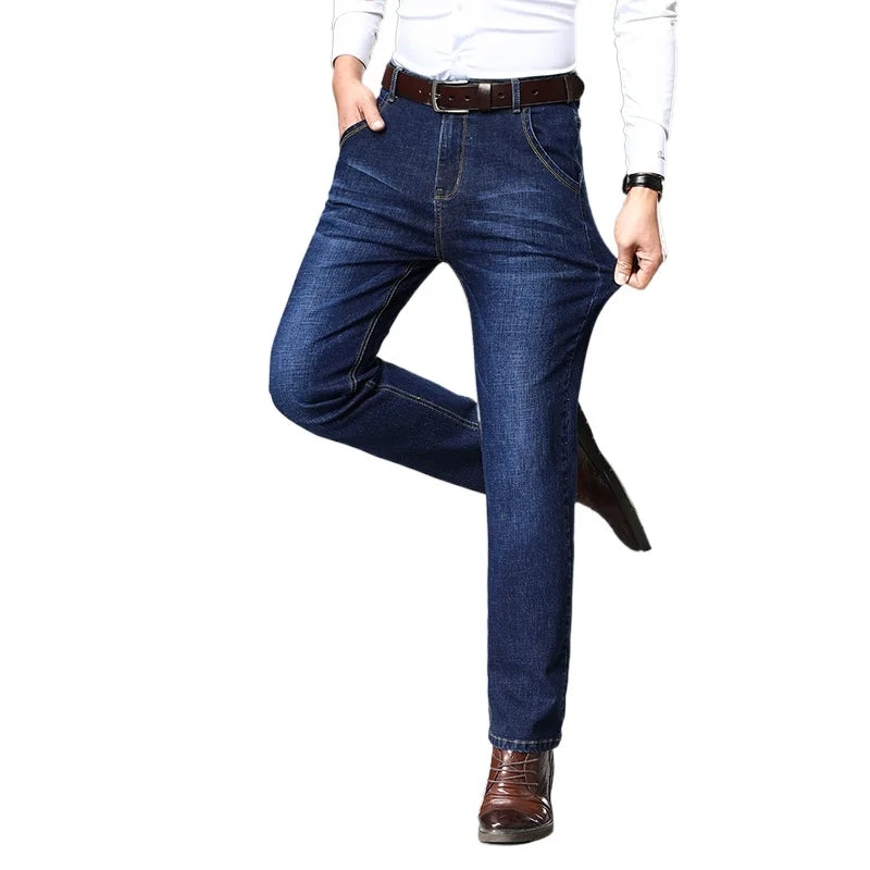 Jeans slim stretch para hombre - moda casual y confort