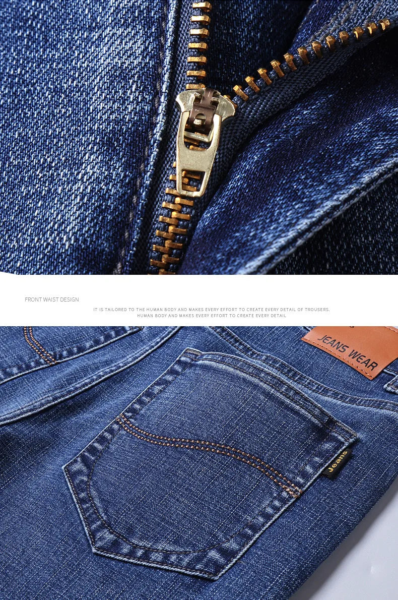 Jeans slim stretch para hombre - moda casual y confort