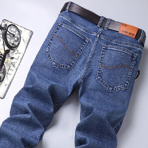 Jeans slim stretch para hombre - moda casual y confort