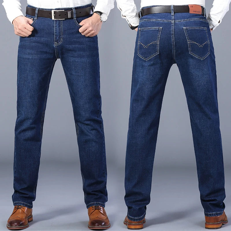 Jeans slim stretch para hombre - moda casual y confort