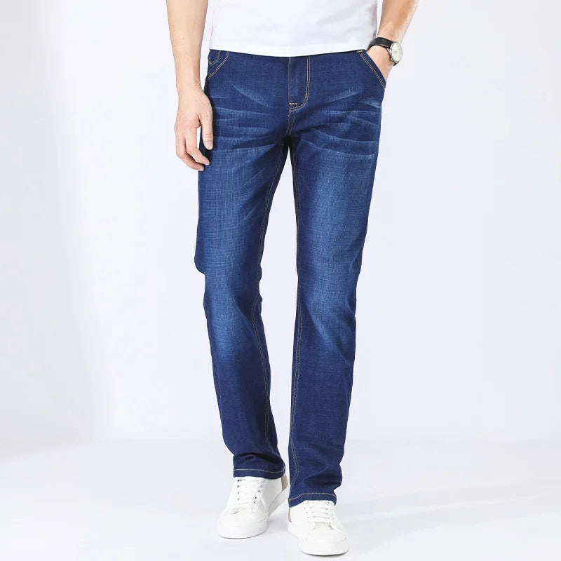Jeans slim stretch para hombre - moda casual y confort