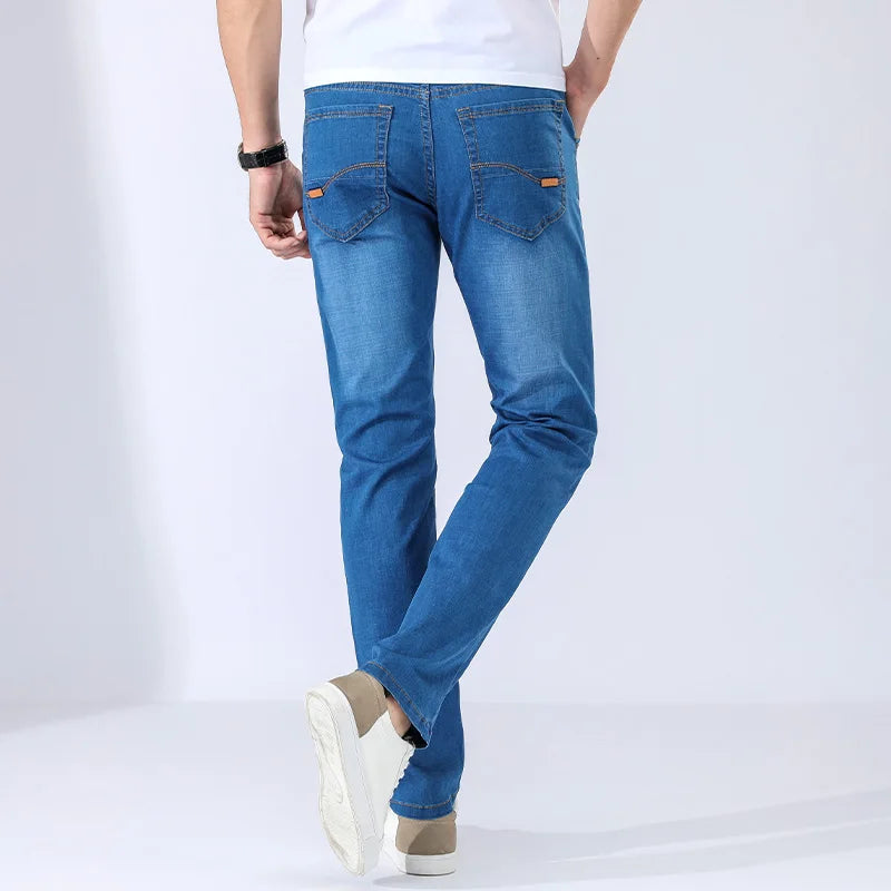 Jeans slim stretch para hombre - moda casual y confort