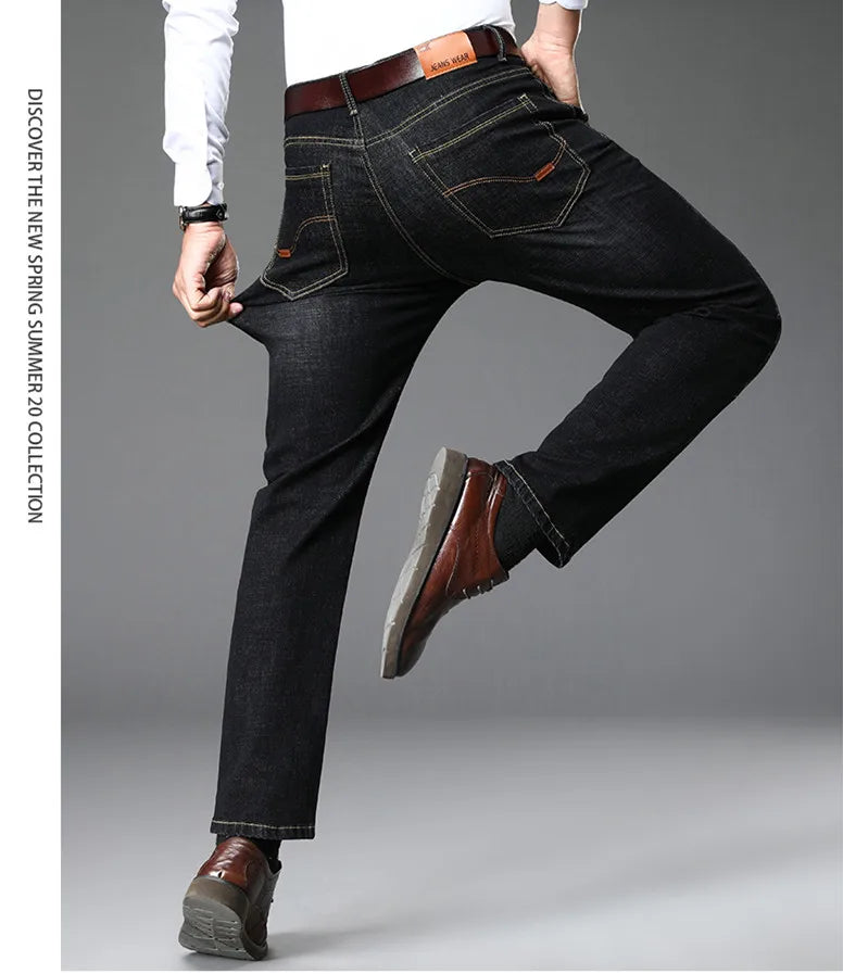Jeans slim stretch para hombre - moda casual y confort