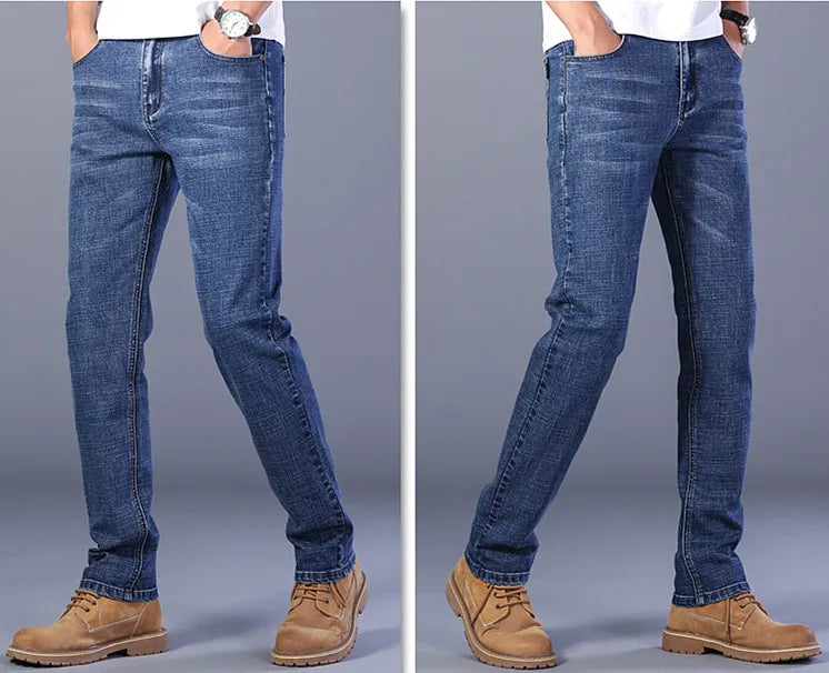 Jeans slim stretch para hombre - moda casual y confort