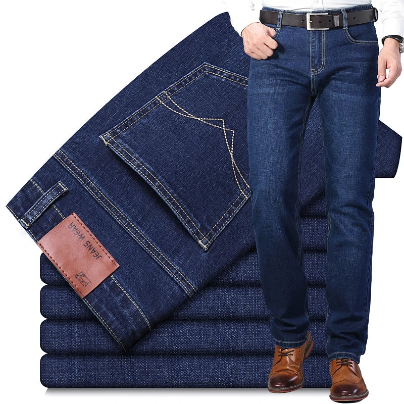 Jeans slim stretch para hombre - moda casual y confort