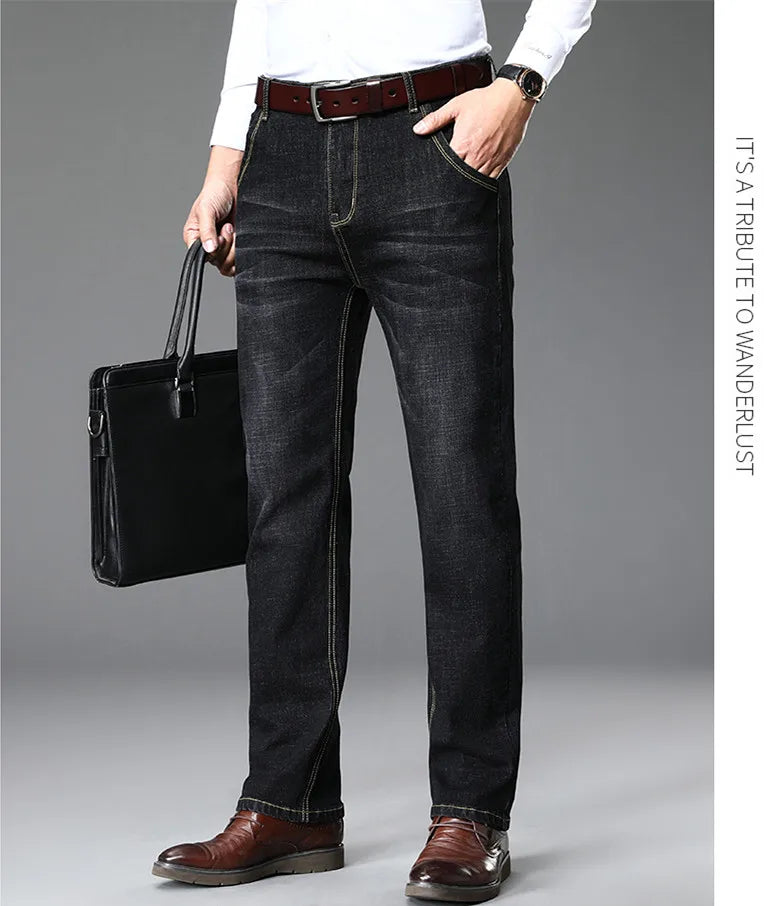 Jeans slim stretch para hombre - moda casual y confort