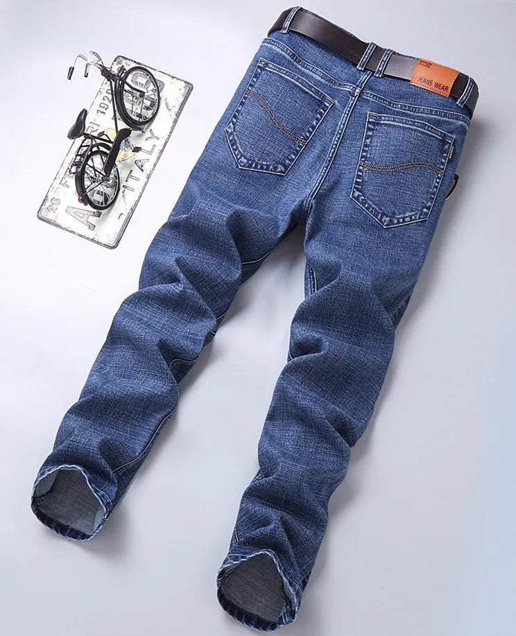 Jeans slim stretch para hombre - moda casual y confort