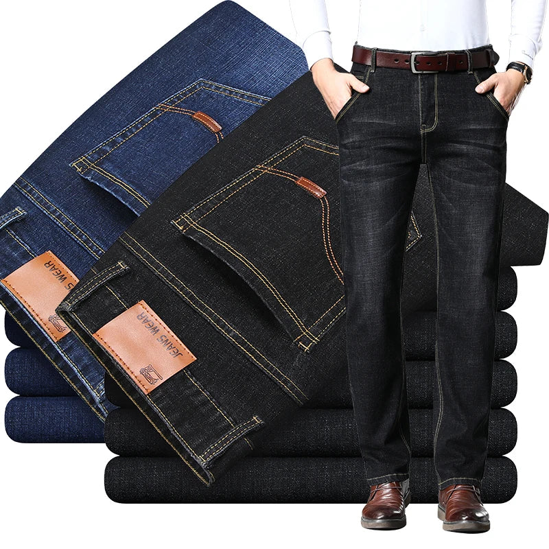 Jeans slim stretch para hombre - moda casual y confort