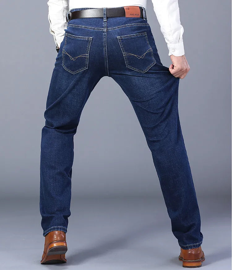 Jeans slim stretch para hombre - moda casual y confort