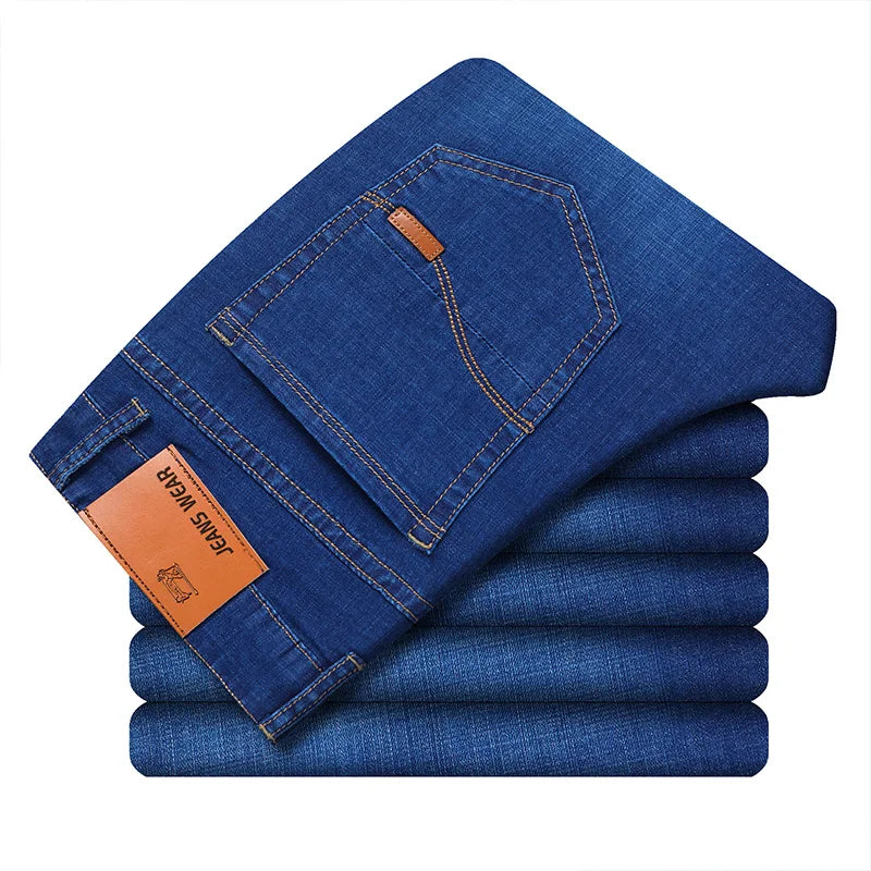 Jeans slim stretch para hombre - moda casual y confort