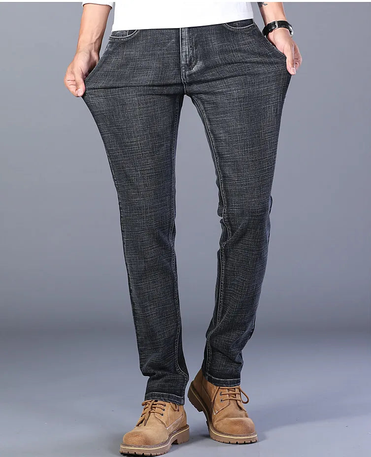 Jeans slim stretch para hombre - moda casual y confort