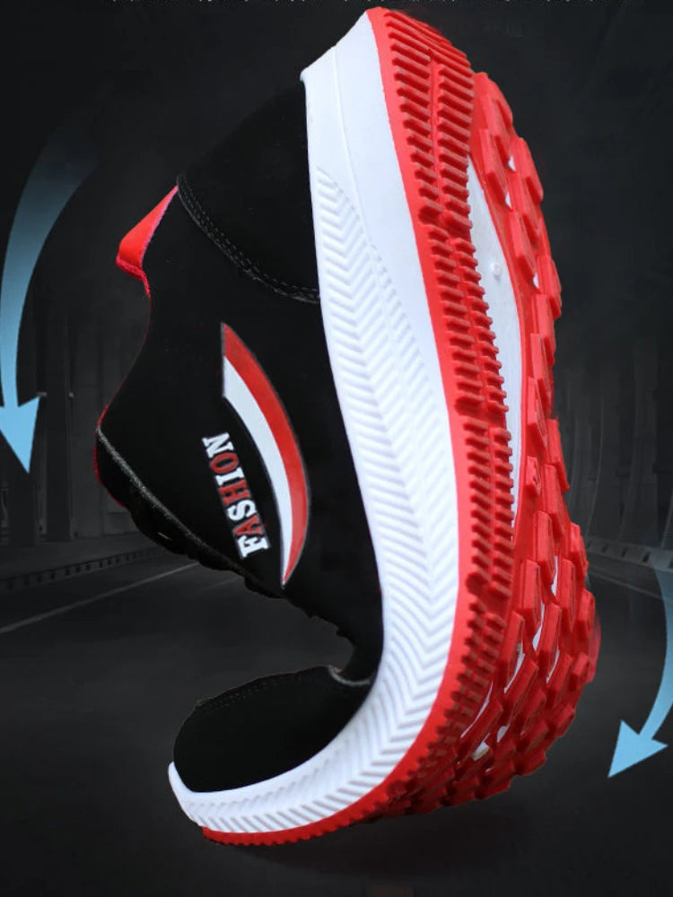 Zapatillas Negras Deportivas para Hombre – Ligeras, Transpirables y de Moda