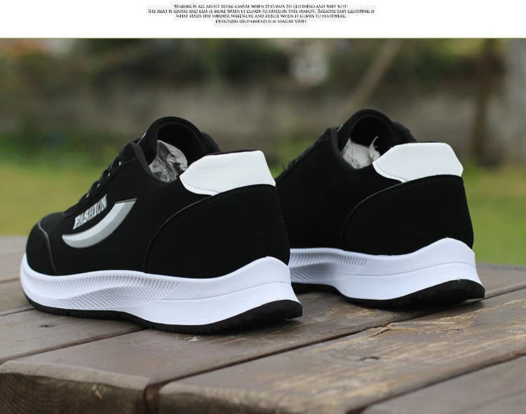 Zapatillas Negras Deportivas para Hombre – Ligeras, Transpirables y de Moda