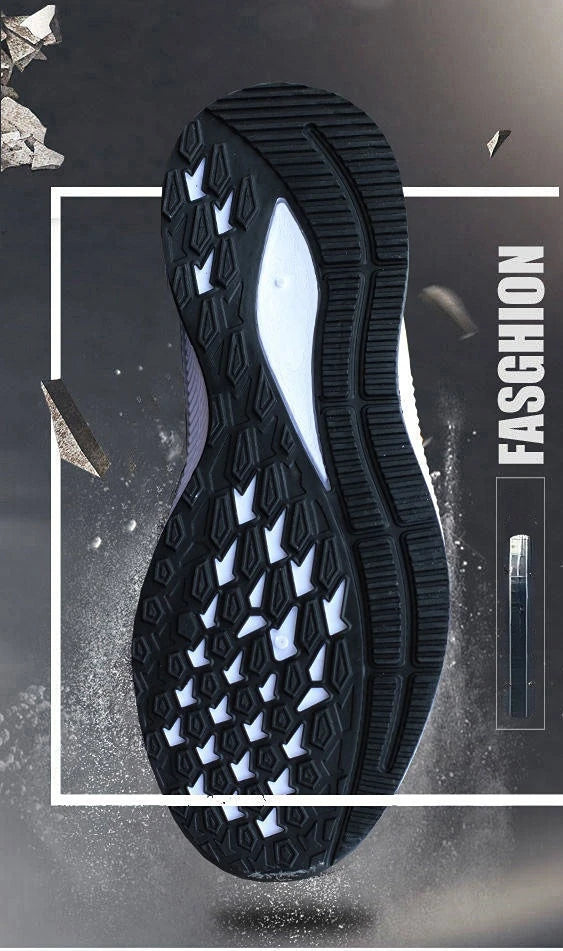 Zapatillas Negras Deportivas para Hombre – Ligeras, Transpirables y de Moda