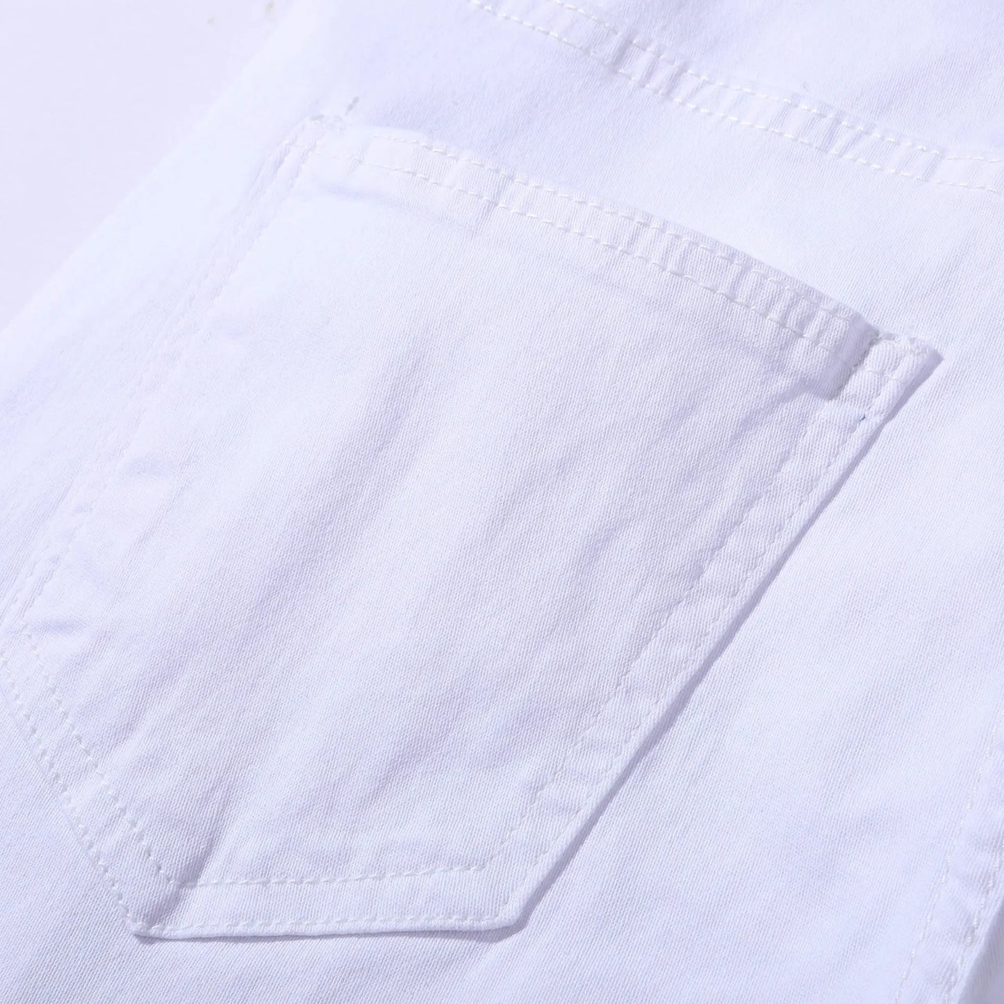 Jeans Rotos Punk para Hombre – Skinny Slim Fit con Parche y Estilo Urbano