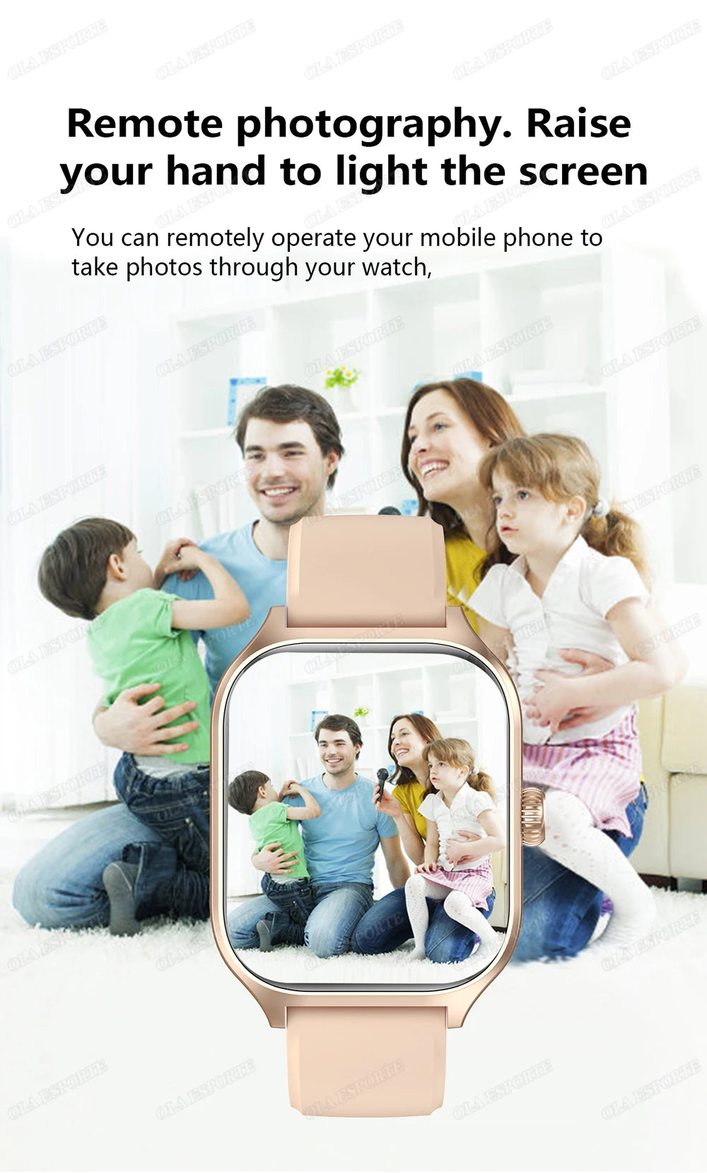 Smartwatch 1.83” HD – Llamadas Bluetooth, Notificaciones, Deportes y Monitoreo de Salud