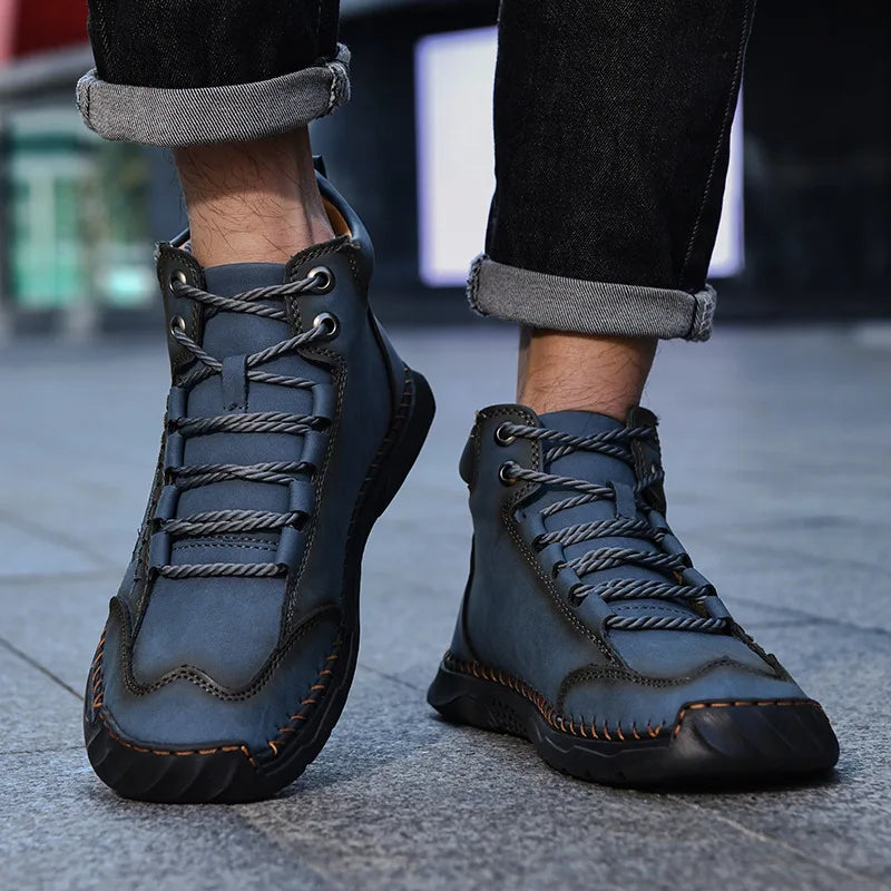 Botas de Cuero para Hombre – Estilo Casual, Resistentes y Elegantes