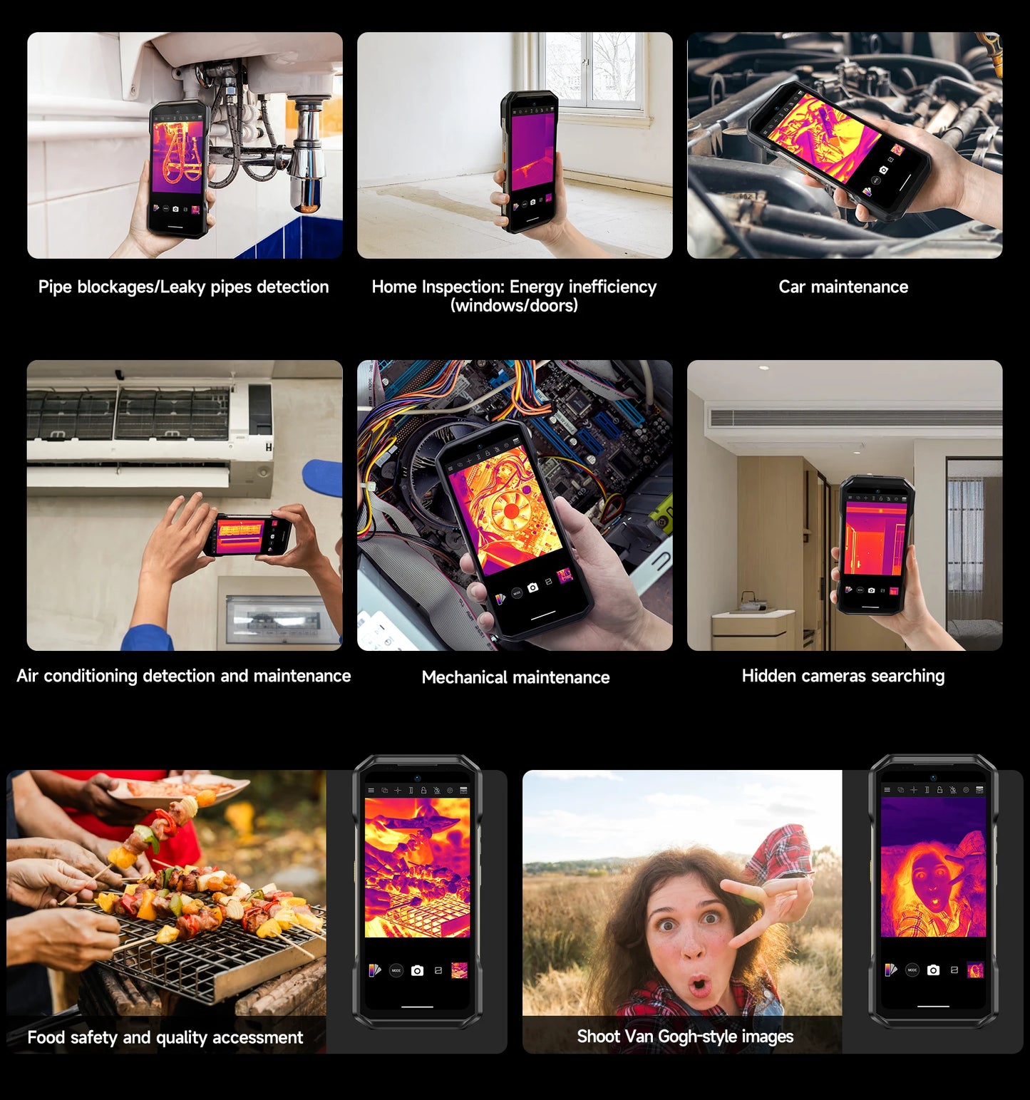 Ulefone Armor 27T Pro 5G – Smartphone Rugerizado 10600mAh, Android 14, 24GB+256GB, Cámara Térmica y Nocturna