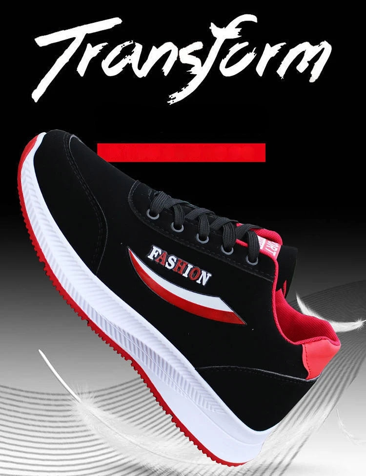 Zapatillas Negras Deportivas para Hombre – Ligeras, Transpirables y de Moda