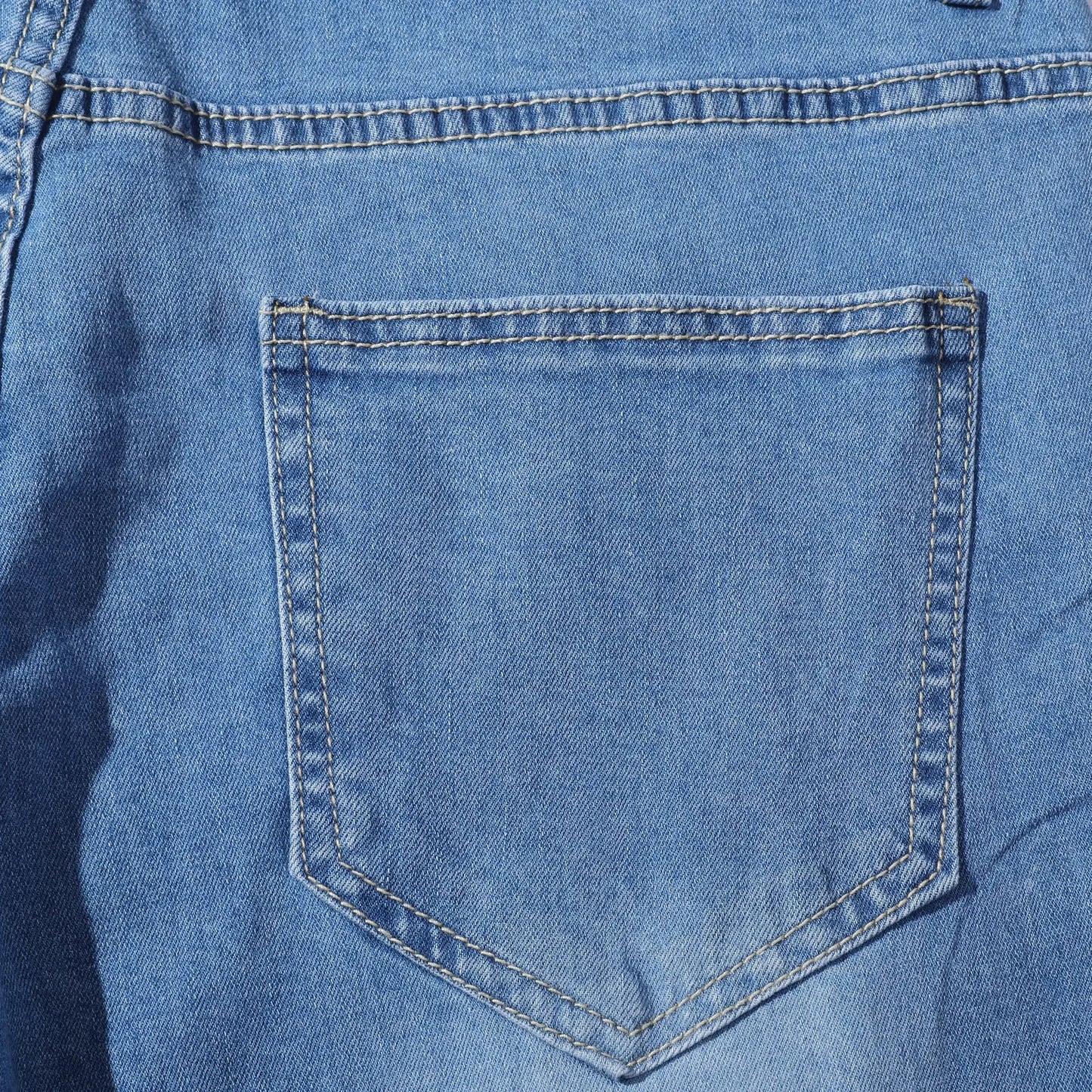 Jeans Rotos Punk para Hombre – Skinny Slim Fit con Parche y Estilo Urbano