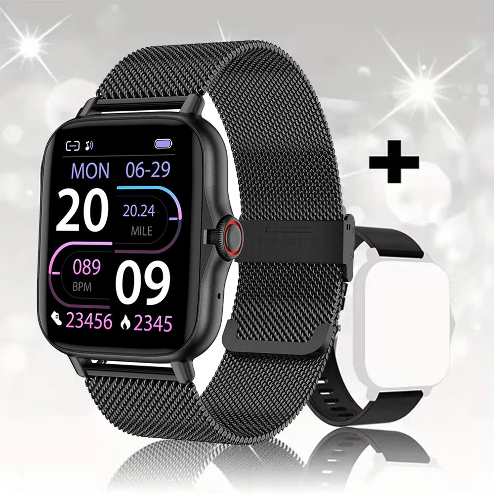 Smartwatch 2024 Bluetooth 1.44" | Llamadas, Salud y Deportes – Compatible con Android & iPhone
