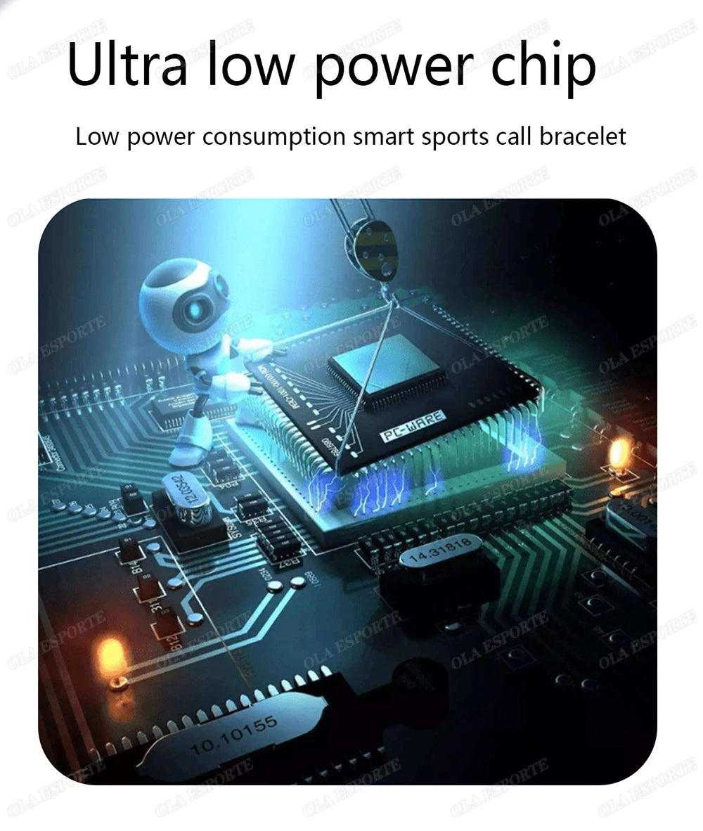 Smartwatch 1.83” HD – Llamadas Bluetooth, Notificaciones, Deportes y Monitoreo de Salud