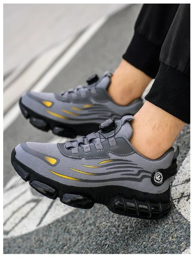 Zapatos de Seguridad para Hombre | Ligeros, Antideslizantes y Transpirables