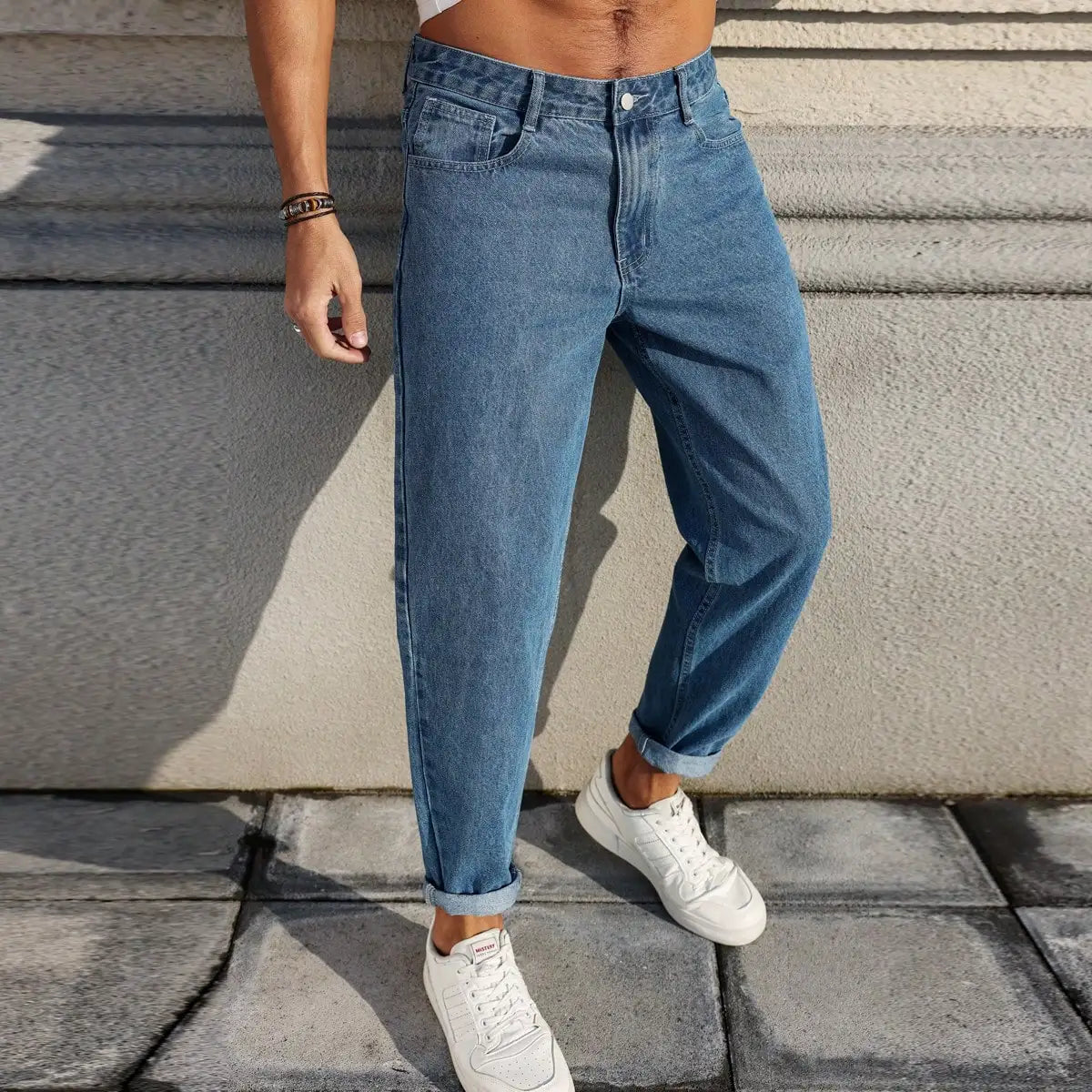 Jeans ajustados para hombre - Estilo urbano  moderno