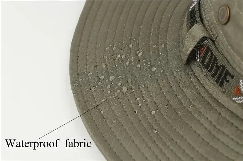 Sombrero Safari para Hombre – Protección UV, Apto para Pesca, Senderismo y Playa