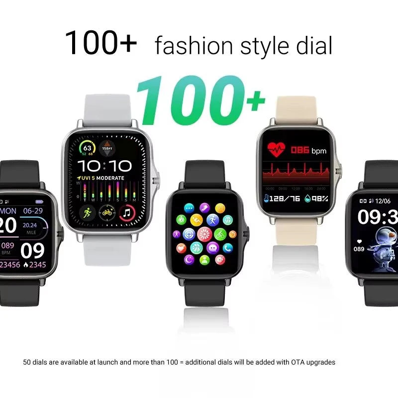 Smartwatch 2024 Bluetooth 1.44" | Llamadas, Salud y Deportes – Compatible con Android & iPhone