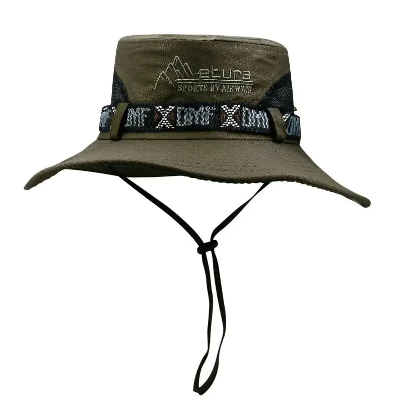 Sombrero Safari para Hombre – Protección UV, Apto para Pesca, Senderismo y Playa