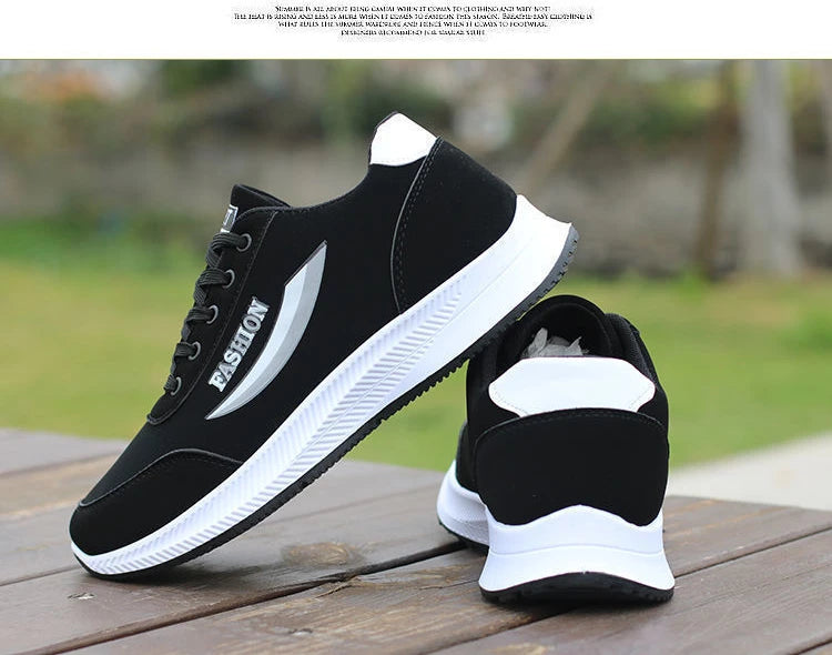 Zapatillas Negras Deportivas para Hombre – Ligeras, Transpirables y de Moda