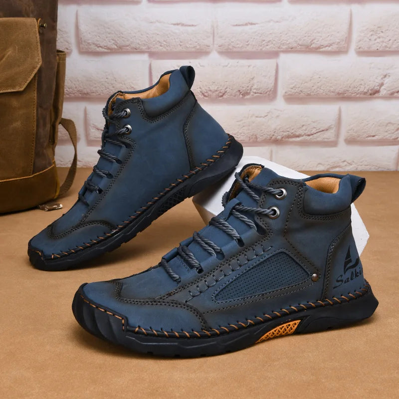 Botas de Cuero para Hombre – Estilo Casual, Resistentes y Elegantes