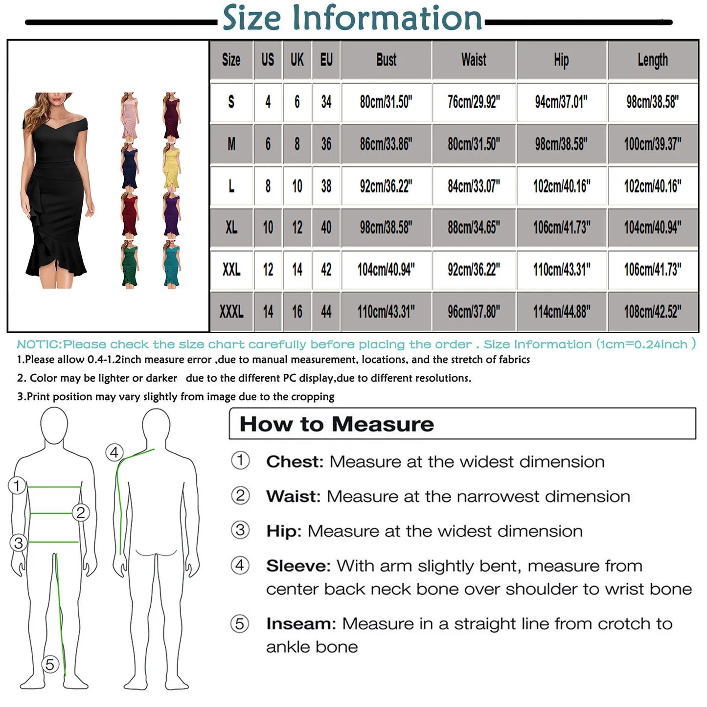 Vestido Elegante de Fiesta para Mujer – Off Shoulder con Volantes y Abertura Lateral