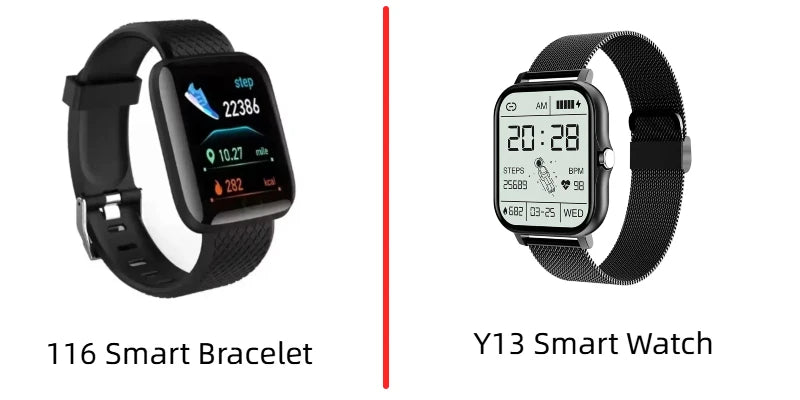 Smartwatch Deportivo 116 Plus – Monitor de Salud, Notificaciones, Música y Control de Actividad