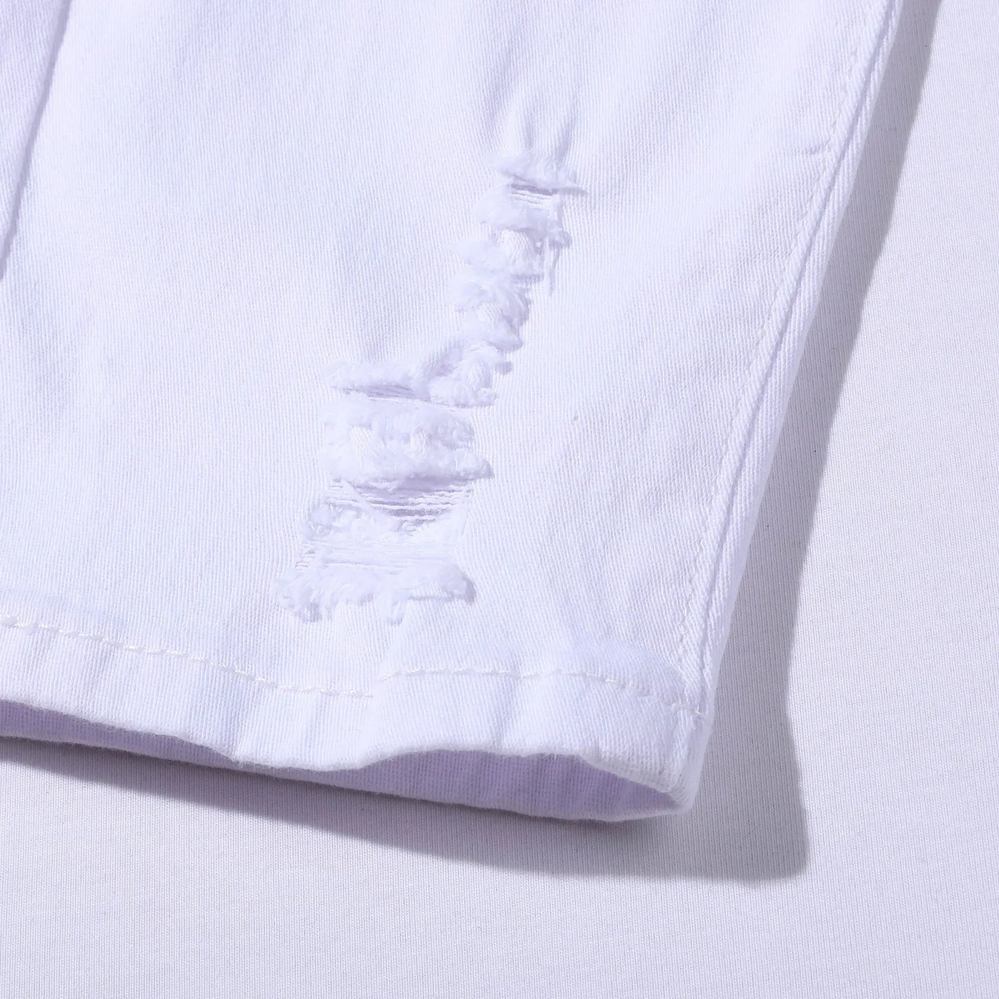 Jeans Rotos Punk para Hombre – Skinny Slim Fit con Parche y Estilo Urbano