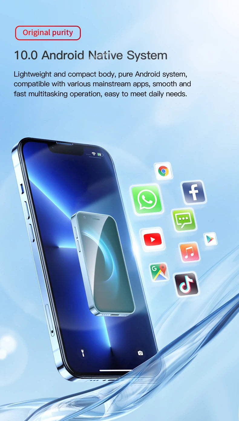 Mini Smartphone SOYES XS16 | Pantalla 3” HD | Android 10 | 4G LTE | Dual SIM | 3+64GB