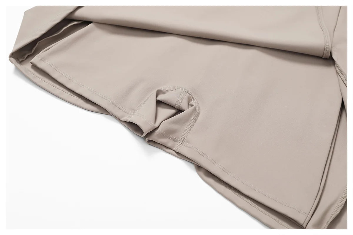 Falda Deportiva con Shorts Integrados – Outfit Fitness Elegante para Mujer