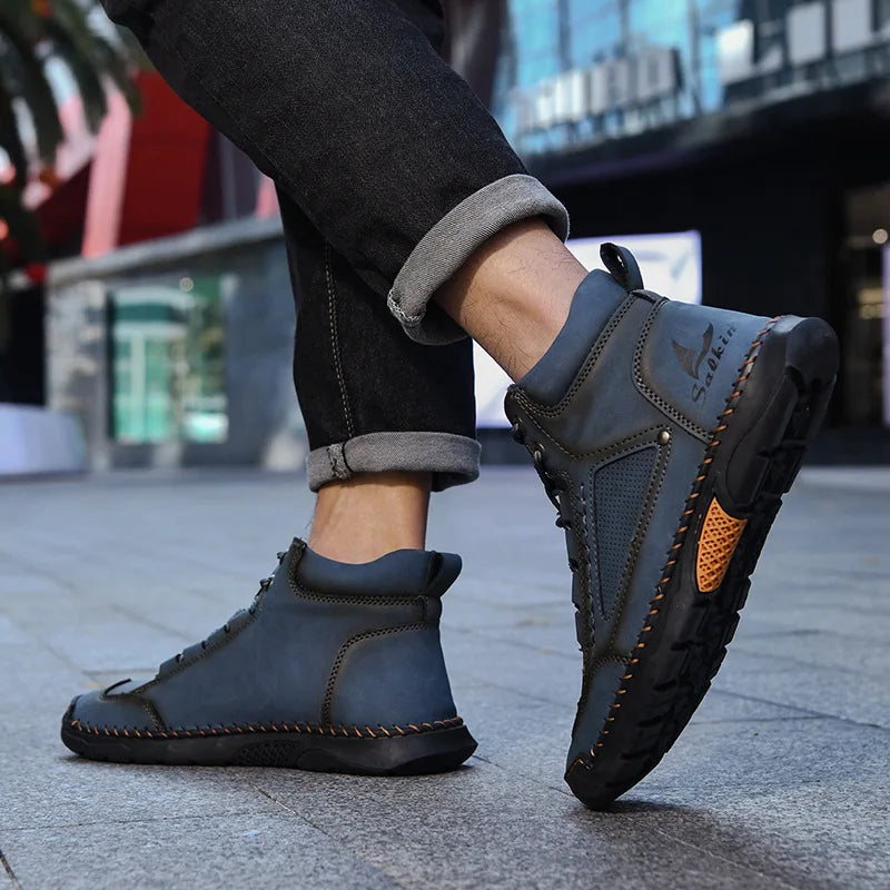Botas de Cuero para Hombre – Estilo Casual, Resistentes y Elegantes
