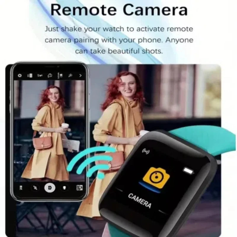 Smartwatch Deportivo 116 Plus – Monitor de Salud, Notificaciones, Música y Control de Actividad