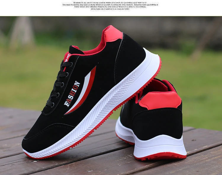 Zapatillas Negras Deportivas para Hombre – Ligeras, Transpirables y de Moda