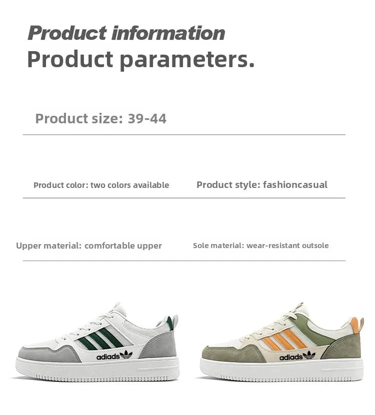 Zapatillas Deportivas de Hombre – Estilo Skate, Cómodas y Modernas