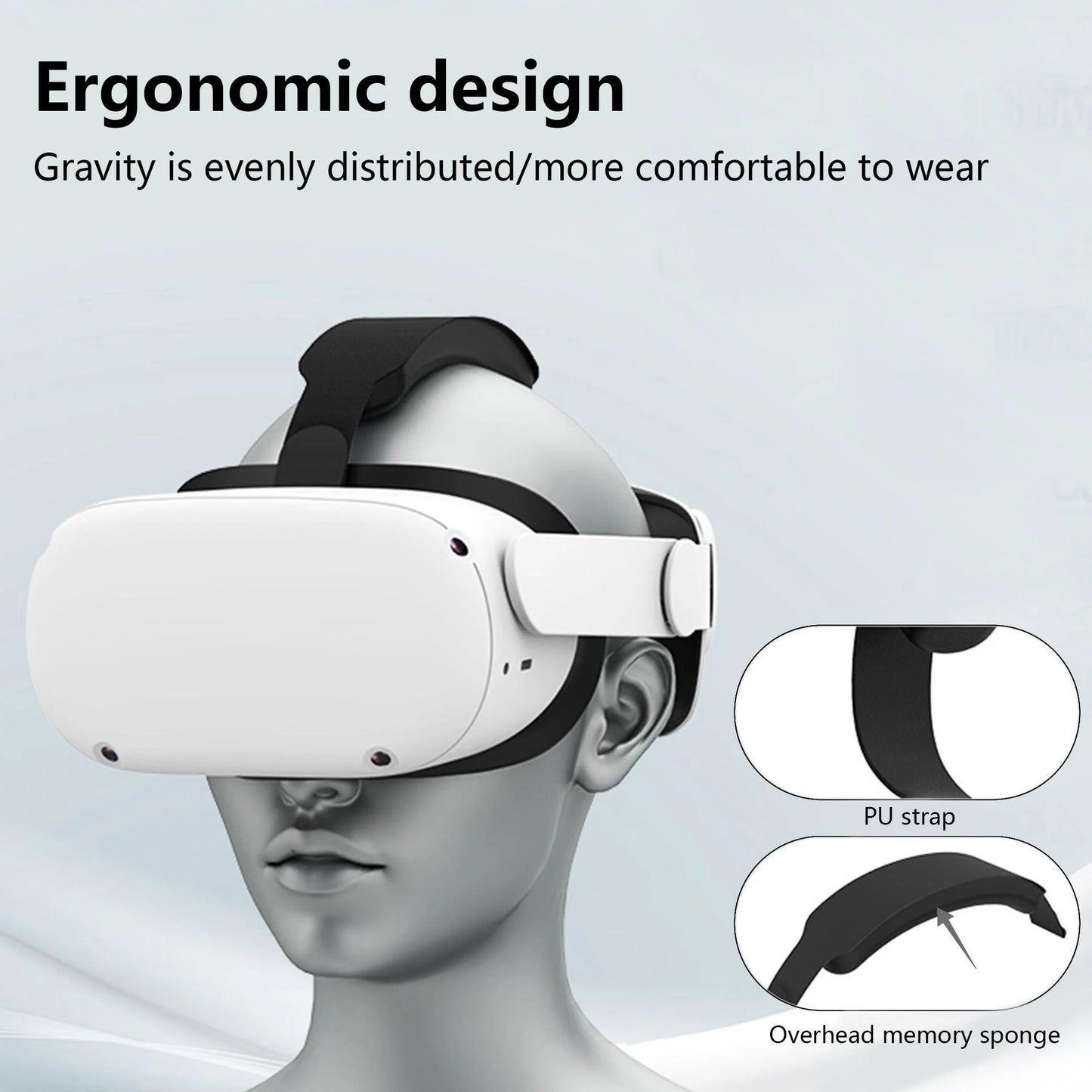 Correa Ajustable Elite Strap para Oculus Quest 2 / Meta Quest 2 – Comodidad y Soporte Mejorado