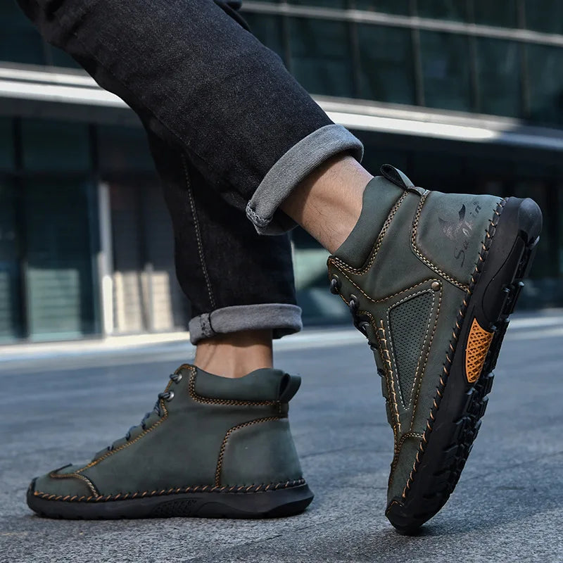 Botas de Cuero para Hombre – Estilo Casual, Resistentes y Elegantes