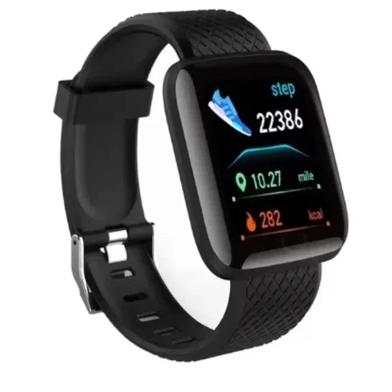 Smartwatch Deportivo 116 Plus – Monitor de Salud, Notificaciones, Música y Control de Actividad