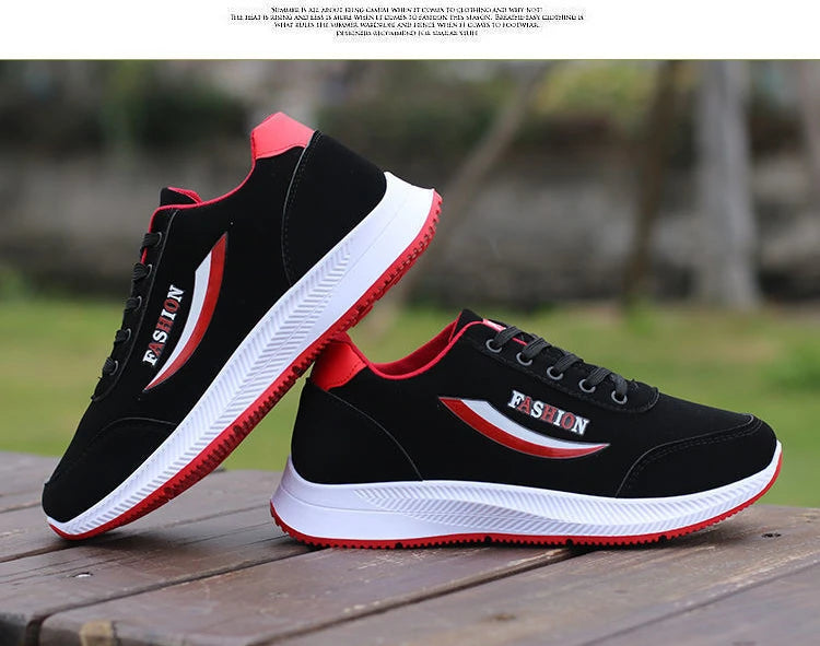 Zapatillas Negras Deportivas para Hombre – Ligeras, Transpirables y de Moda